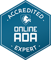 Accredited Online ADA Expert badge