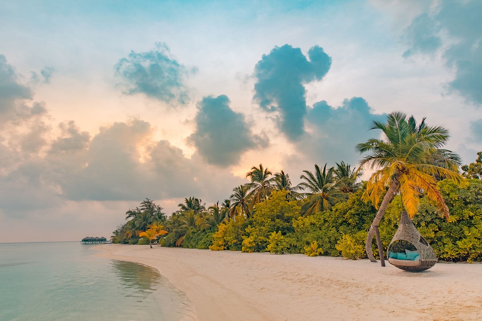 Beach seaside landscape