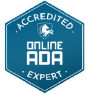 Accredited Online ADA Expert badge